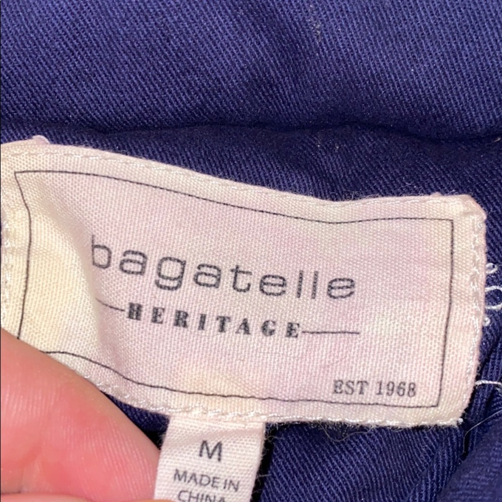 ⬇️Bagatelle Navy embroidered Anorak jacket - Picture 4 of 5